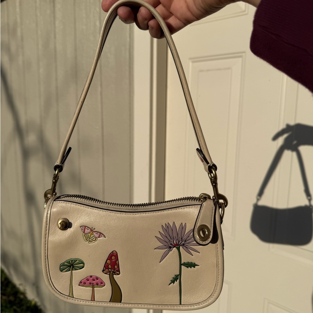 Coach Designer bag with embroidery